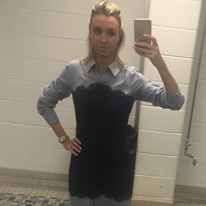 Unique BCBGmaxazria shirt dress